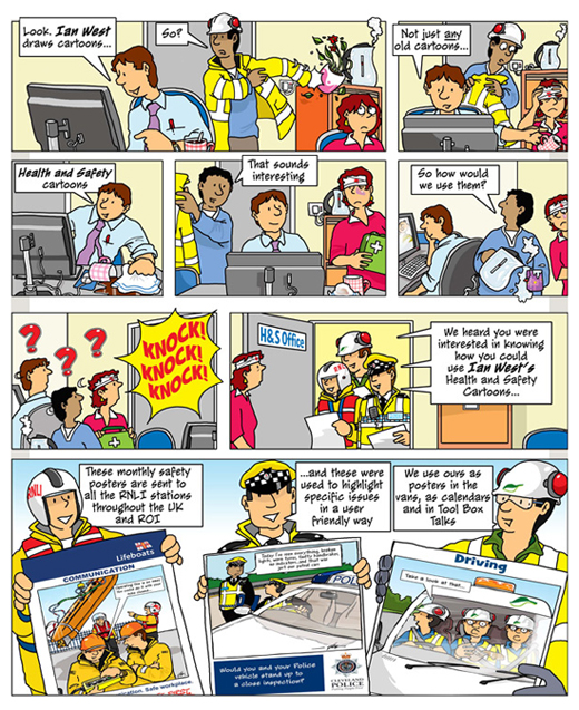 Ian West Health and Safety Cartoons